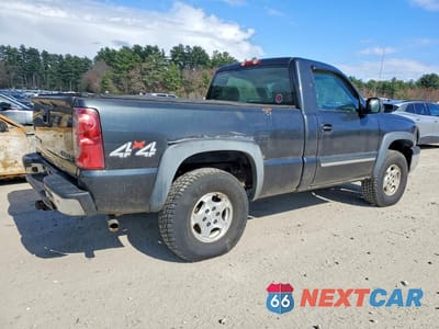 Trzecie zdjęcie samochodu z tyłu: 2003 CHEVROLET SILVERADO K1500 VIN:1GCEK14V93Z261817 - miniatura