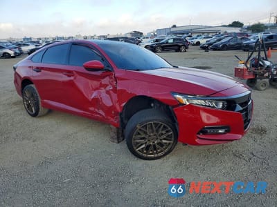Czwarte zdjęcie samochodu z boku: 2020 HONDA ACCORD SPORT VIN:1HGCV1F32LA022314 - miniatura