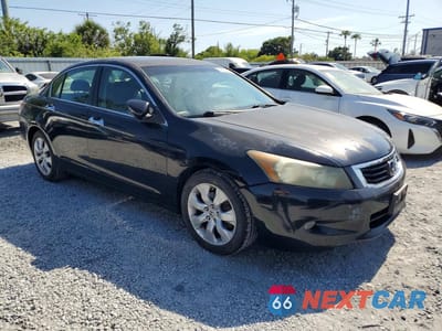Czwarte zdjęcie samochodu z boku: 2008 HONDA ACCORD EXL VIN:1HGCP36858A007850 - miniatura