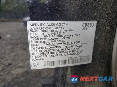 Zdjęcie 13 z 13 samochodu: 2015 AUDI Q7 PRESTIGE VIN:WA1DGAFE0FD004597 - miniatura