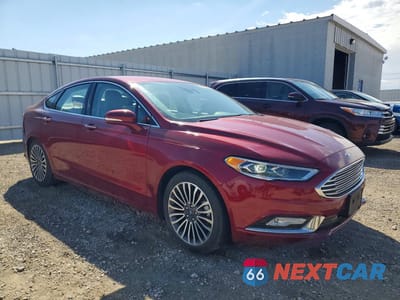 Czwarte zdjęcie samochodu z boku: 2018 FORD FUSION TITANIUM VIN:3FA6P0K95JR150128 - miniatura