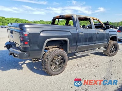 Trzecie zdjęcie samochodu z tyłu: 2018 GMC SIERRA K1500 SLT VIN:3GTU2NECXJG622825 - miniatura