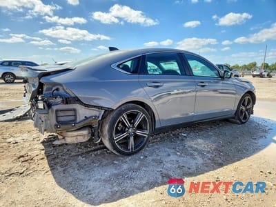 Trzecie zdjęcie samochodu z tyłu: 2023 HONDA ACCORD HYBRID SPORT VIN:1HGCY2F53PA000830 - miniatura