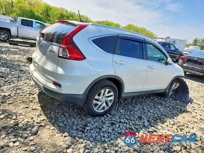 Trzecie zdjęcie samochodu z tyłu: 2015 HONDA CR-V EXL VIN:5J6RM4H74FL018426 - miniatura