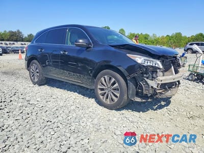 Czwarte zdjęcie samochodu z boku: 2016 ACURA MDX TECHNOLOGY VIN:5FRYD4H49GB021607 - miniatura