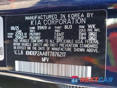 Zdjęcie 12 z 12 samochodu: 2026 KIA SELTOS LX VIN:KNDEP2AA8T7876217 - miniatura