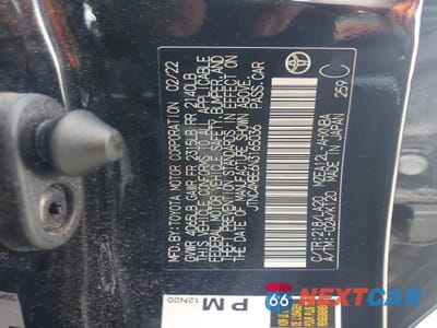 Zdjęcie 12 z 12 samochodu: 2022 TOYOTA COROLLA HATCHBACK XSE VIN:JTNC4MBE6N3165036 - miniatura