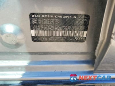 Zdjęcie 13 z 13 samochodu: 2013 MITSUBISHI LANCER ES VIN:JA32U2FU3DU021523 - miniatura