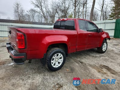 Trzecie zdjęcie samochodu z tyłu: 2017 CHEVROLET COLORADO LT VIN:1GCHTCENXH1197880 - miniatura