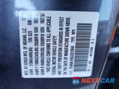 Zdjęcie 12 z 12 samochodu: 2018 HONDA CR-V EX VIN:7FARW1H5XJE012644 - miniatura