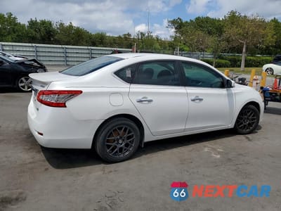 Trzecie zdjęcie samochodu z tyłu: 2013 NISSAN SENTRA S VIN:3N1AB7AP4DL720156 - miniatura