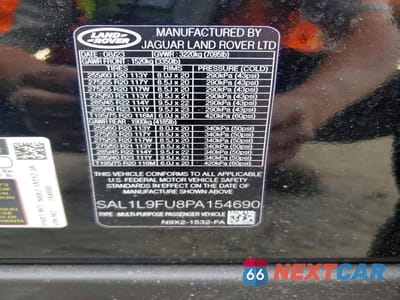 Zdjęcie 13 z 13 samochodu: 2023 LAND ROVER RANGE ROVER SPORT DYNAMIC SE VIN:SAL1L9FU8PA154690 - miniatura