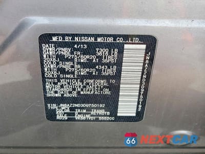 Zdjęcie 11 z 11 samochodu: 2013 INFINITI QX56 BASE VIN:JN8AZ2ND3D9750192 - miniatura