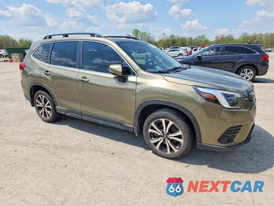 Czwarte zdjęcie samochodu z boku: 2022 SUBARU FORESTER LIMITED VIN:JF2SKAPC2NH422936 - miniatura