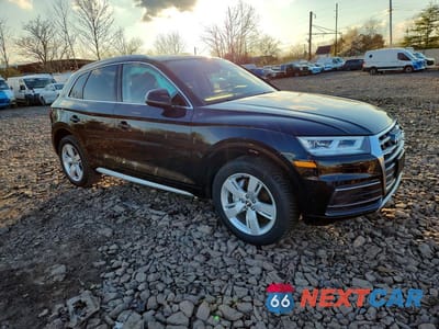 Czwarte zdjęcie samochodu z boku: 2019 AUDI Q5 PREMIUM PLUS VIN:WA1BNAFYXK2099201 - miniatura