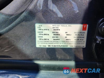 Zdjęcie 12 z 12 samochodu: 2018 TESLA MODEL S VIN:5YJSA1E26JF286333 - miniatura