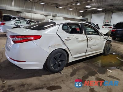 Trzecie zdjęcie samochodu z tyłu: 2013 KIA OPTIMA HYBRID LX VIN:KNAGM4AD5D5049986 - miniatura