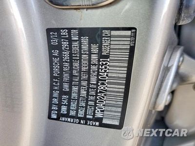 Zdjęcie 12 z 12 samochodu: 2012 PORSCHE PANAMERA S HYBRID VIN:WP0AD2A78CL045531 - miniatura