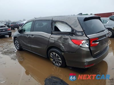 Drugie zdjęcie samochodu z przodu: 2022 HONDA ODYSSEY EXL VIN:5FNRL6H76NB046993 - miniatura