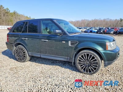 Czwarte zdjęcie samochodu z boku: 2009 LAND ROVER RANGE ROVER SPORT HSE VIN:SALSK25439A191875 - miniatura