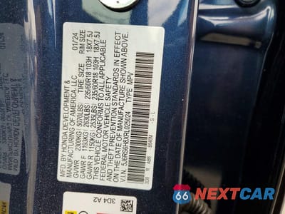 Zdjęcie 14 z 14 samochodu: 2024 HONDA CR-V SPORT-L VIN:5J6RS6H8XRL025024 - miniatura