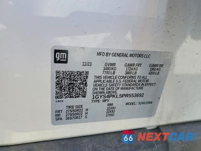 Zdjęcie 13 z 13 samochodu: 2023 CADILLAC ESCALADE ESV SPORT VIN:1GYS4PKL5PR553692 - miniatura