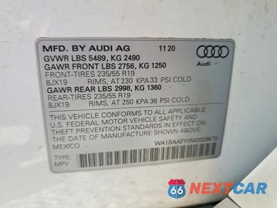 Zdjęcie 13 z 13 samochodu: 2021 AUDI Q5 PREMIUM PLUS VIN:WA1BAAFY0M2028670 - miniatura
