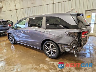 Drugie zdjęcie samochodu z przodu: 2021 HONDA ODYSSEY TOURING VIN:5FNRL6H87MB003853 - miniatura