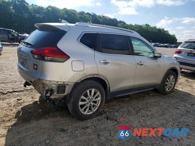 Trzecie zdjęcie samochodu z tyłu: 2017 NISSAN ROGUE SV VIN:KNMAT2MT7HP567921 - miniatura