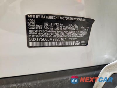 Zdjęcie 13 z 13 samochodu: 2021 BMW X3 XDRIVE30I VIN:5UXTY5C05M9E85107 - miniatura