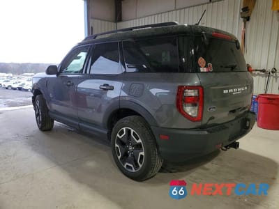 Drugie zdjęcie samochodu z przodu: 2021 FORD BRONCO SPORT OUTER BANKS VIN:3FMCR9C6XMRA04257 - miniatura