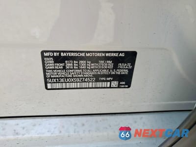 Zdjęcie 14 z 14 samochodu: 2025 BMW X5 SDRIVE 40I VIN:5UX13EU0XS9Z74522 - miniatura