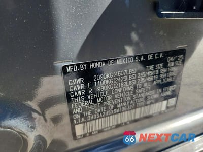 Zdjęcie 13 z 13 samochodu: 2025 ACURA ADX A-SPEC VIN:3HDSA2H5XSM706327 - miniatura