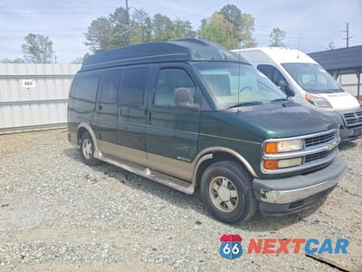 Czwarte zdjęcie samochodu z boku: 2001 CHEV EXPRESS G1500 VIN:1GBFG15R111221772 - miniatura