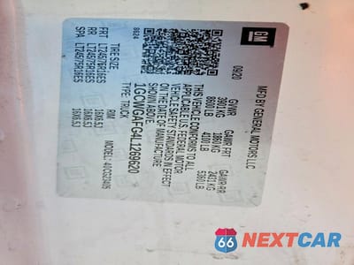 Zdjęcie 14 z 14 samochodu: 2020 CHEVROLET EXPRESS G2500 VIN:1GCWGAFG4L1269620 - miniatura