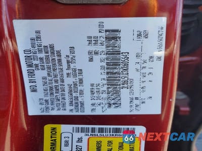 Zdjęcie 12 z 12 samochodu: 2019 LINCOLN MKZ RESERVE I VIN:3LN6L5LU3KR605643 - miniatura