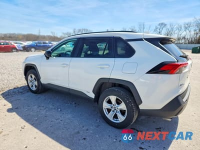 Drugie zdjęcie samochodu z przodu: 2019 TOYOTA RAV4 HYBRID LE VIN:2T3LWRFV0KW027698 - miniatura