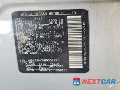 Zdjęcie 12 z 12 samochodu: 2011 INFINITI QX56 BASE VIN:JN8AZ2NC5B9302928 - miniatura