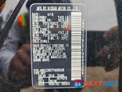 Zdjęcie 13 z 13 samochodu: 2015 INFINITI QX80 BASE VIN:JN8AZ2NE7F9085308 - miniatura