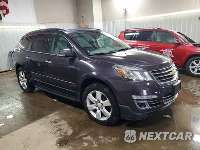 Czwarte zdjęcie samochodu z boku: 2016 CHEVROLET TRAVERSE LTZ VIN:1GNKVJKD2GJ162742 - miniatura