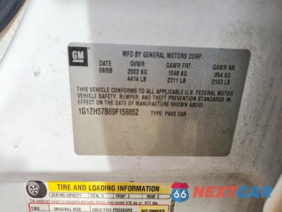 Zdjęcie 13 z 13 samochodu: 2009 CHEVROLET MALIBU 1LT VIN:1G1ZH57B69F158852 - miniatura