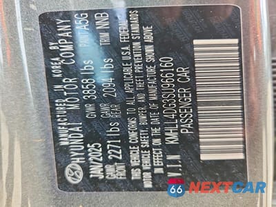 Zdjęcie 13 z 13 samochodu: 2025 HYUNDAI ELANTRA SE VIN:KMHLL4DG3SU966160 - miniatura