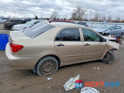 Trzecie zdjęcie samochodu z tyłu: 2005 TOYOTA COROLLA CE VIN:2T1BR32E15C923867 - miniatura