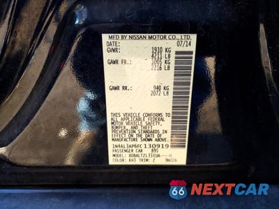 Zdjęcie 12 z 12 samochodu: 2015 NISSAN ALTIMA 2.5 SL VIN:1N4AL3AP6FC130919 - miniatura