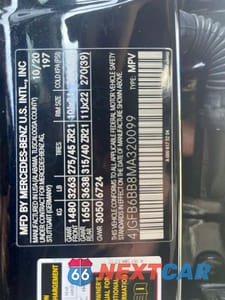 Zdjęcie 10 z 10 samochodu: 2021 MERCEDES-BENZ GLE AMG 53 4MATIC VIN:4JGFB6BB8MA320099 - miniatura