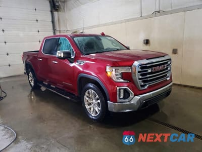 Czwarte zdjęcie samochodu z boku: 2020 GMC SIERRA K1500 SLT VIN:1GTU9DEL4LZ305485 - miniatura