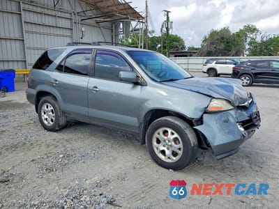 Czwarte zdjęcie samochodu z boku: 2002 ACURA MDX TOURING VIN:2HNYD18662H521190 - miniatura