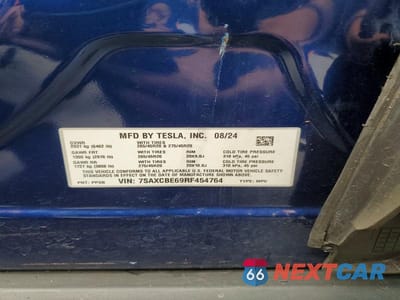 Zdjęcie 13 z 13 samochodu: 2024 TESLA MODEL X VIN:7SAXCBE69RF454764 - miniatura