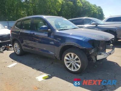Czwarte zdjęcie samochodu z boku: 2016 BMW X3 XDRIVE28I VIN:5UXWX9C59G0D68531 - miniatura