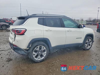 Trzecie zdjęcie samochodu z tyłu: 2020 JEEP COMPASS LIMITED VIN:3C4NJDCBXLT221779 - miniatura